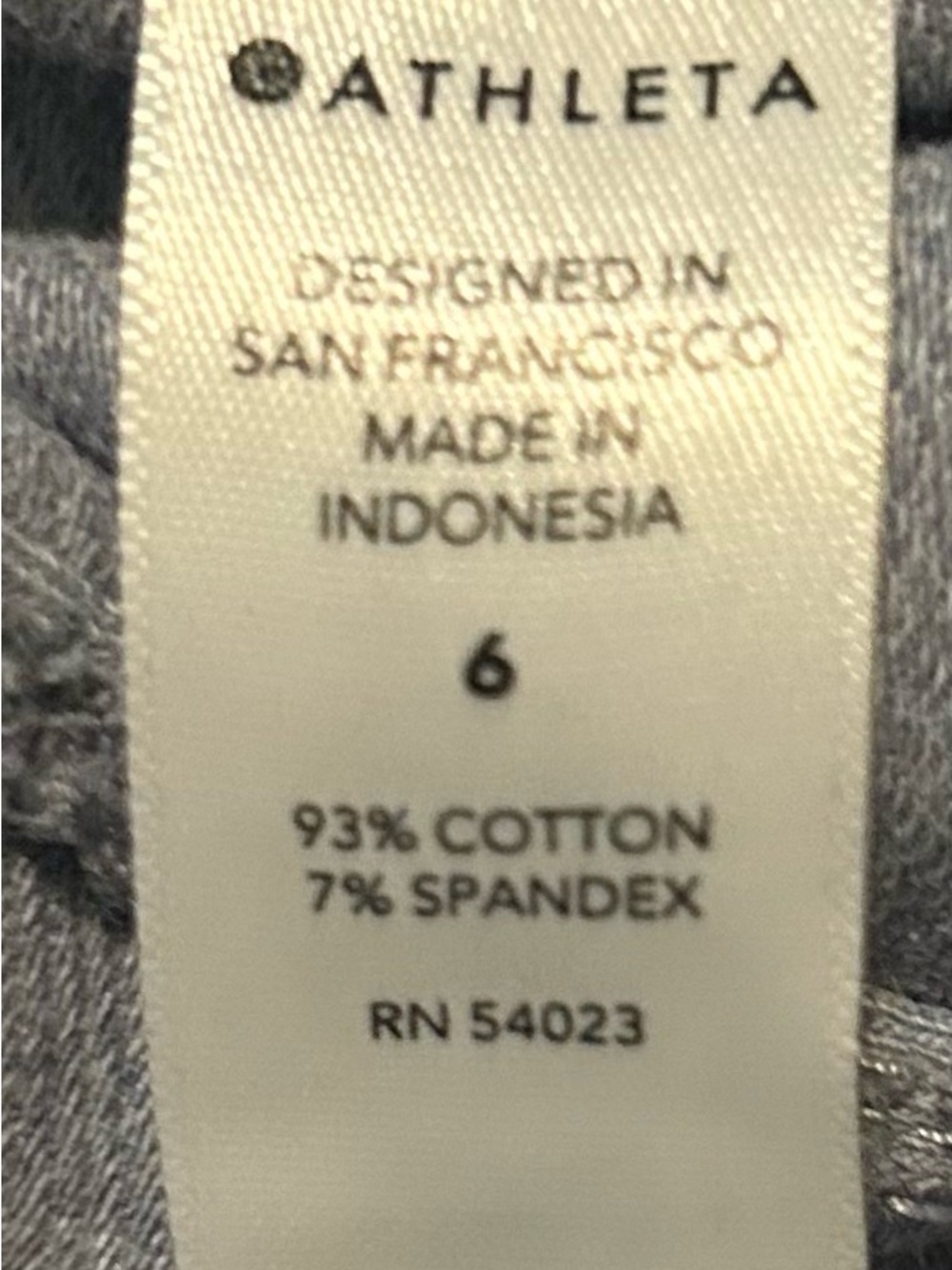Athleta Farallon Heathered Wide Crop Pants Gray Women’s 6 - Picture 5 of 5